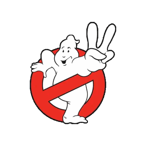 Ghost Giving Peace Sign