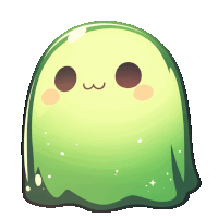 Ghost Green Sticker GIF