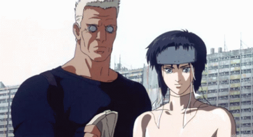 Ghost In The Shell Anime Kusanagi Batou GIF