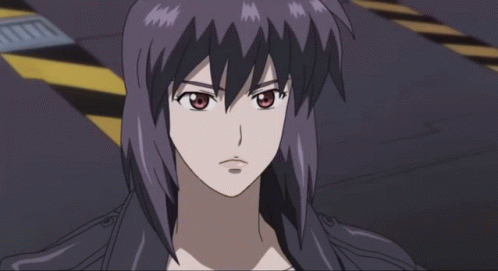 Ghost In The Shell Anime Smiling Kusanagi GIF