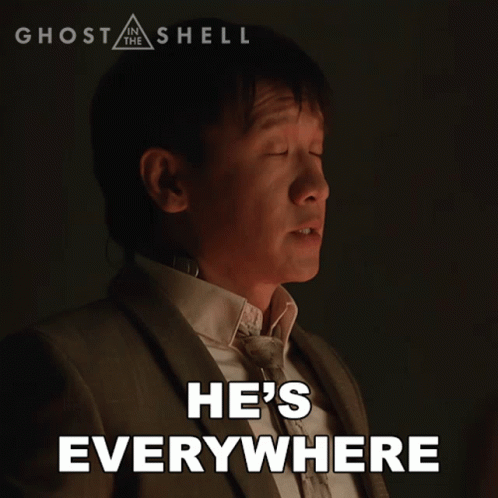 Ghost In The Shell Chin Han He's Everywhere GIF