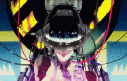 Ghost In The Shell Cybernetic Motoko Kusanagi GIF