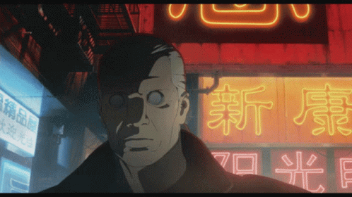 Ghost In The Shell Standing Batou GIF