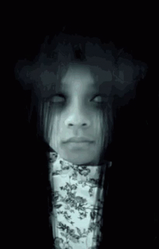 Ghost No Sleep Scary Face GIF