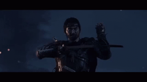 Ghost Of Tsushima Jin Sakai Katana Sword GIF