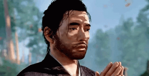 Ghost Of Tsushima Jin Sakai Praying GIF