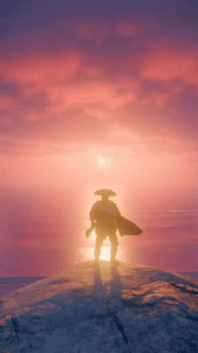 Ghost Of Tsushima Jin Sakai Sillhouette GIF
