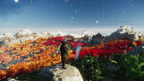 Ghost Of Tsushima Jin Sakai Snow GIF