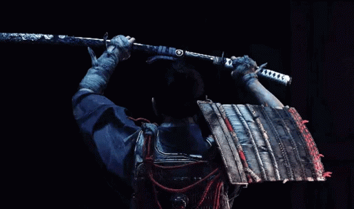 Ghost Of Tsushima Withdrawing Sword GIF