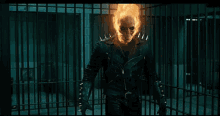 Ghost Rider In Jail GIF