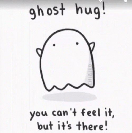 Ghost Virtual Hug GIF