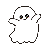 Ghost White Sticker GIF