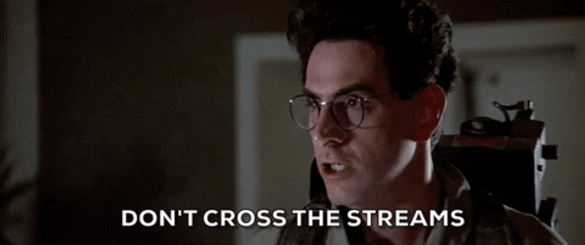 Ghostbusters Don't Cross The Streams GIF