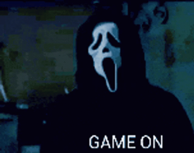 Ghostface Game On GIF