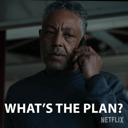 Giancarlo Esposito Asking About The Plan GIF