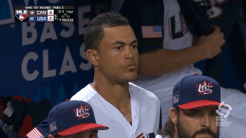 Giancarlo Stanton Chewing Gum GIF