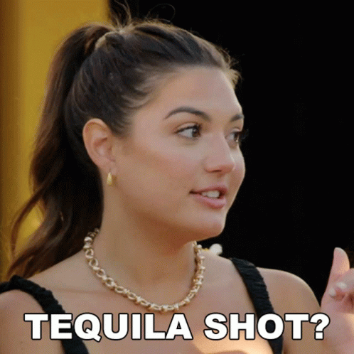 Giannina Milady Gibelli Asking Tequila Shot GIF