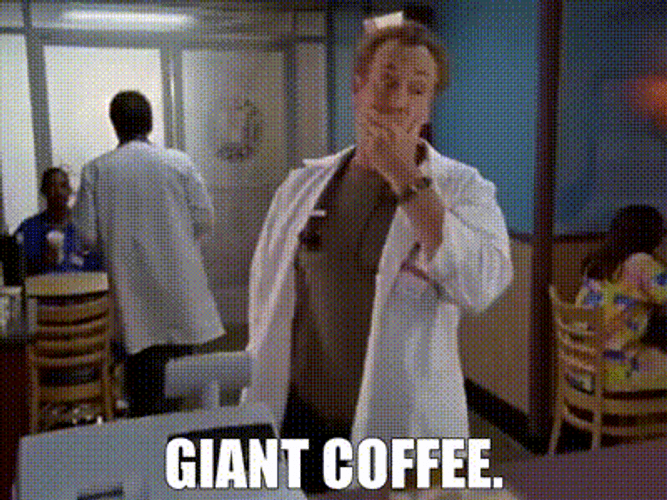 Giant Coffee Drink GIF