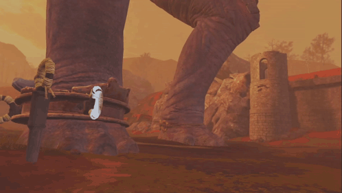 Giant Foot With Ring
