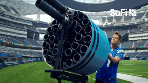Giant Machine Gun Bad Aim GIF
