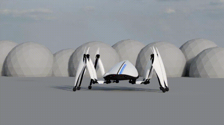 Giant Robot Insect GIF