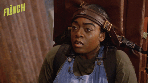 Giant Square Pendulum Flinch Tv Show GIF