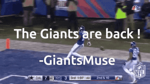 Giants Are Back Giantsmuse