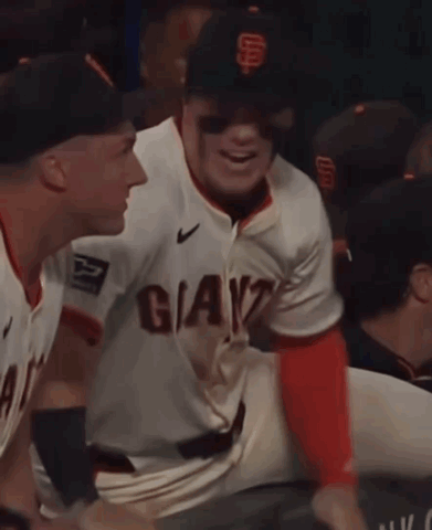Giants Baseball Player Talking