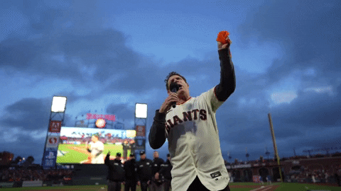 Giants Fans Cheering Beat La GIF