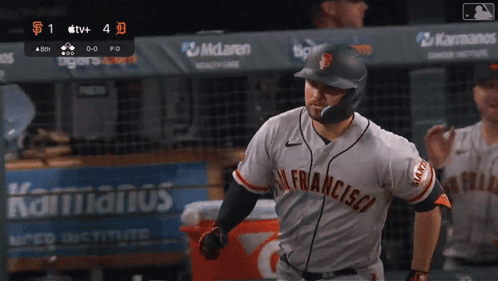 Giants Patrick Bailey First Home Run GIF
