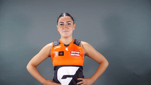Giants Volleyball Player Shoulder Brush GIF