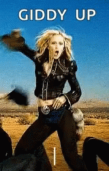 Giddy Up Madonna GIF