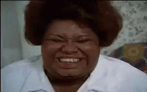 Giddy Woman In White Polo Shirt GIF