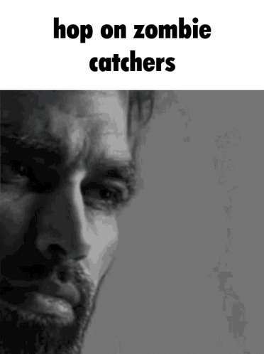 Gigachad Hop On Zombie Catchers GIF