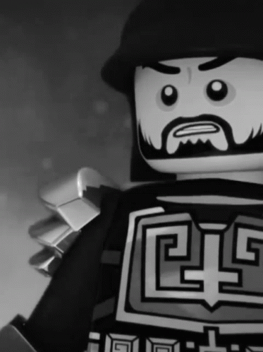 Gigachad Meme Lego Figure With Beard GIF