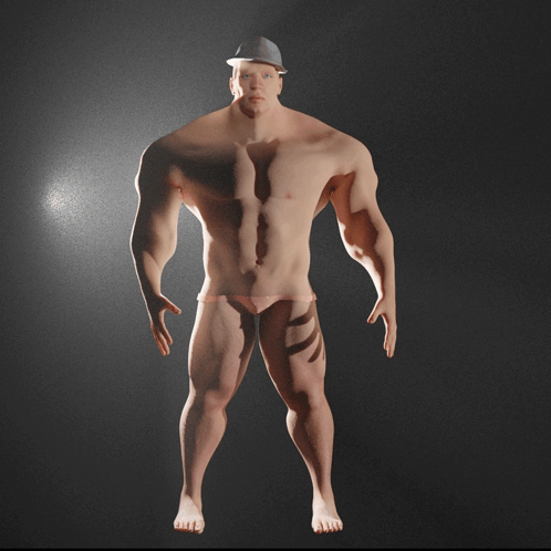 Gigachad Meme Muscle Flex GIF
