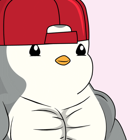 Gigachad Meme Pudgy Penguin GIF