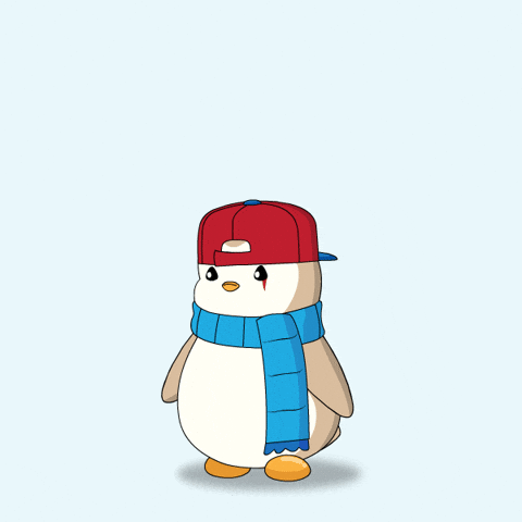 Gigachad Meme Pudgy Penguin Body Transformation GIF