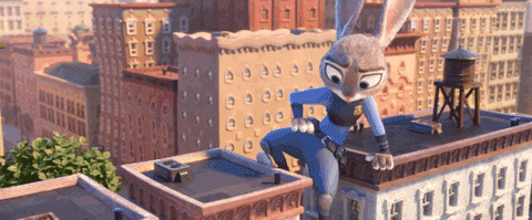 Gigantic Judy Hopps Is Careful GIF