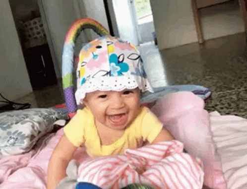 Giggling Baby Girl GIF
