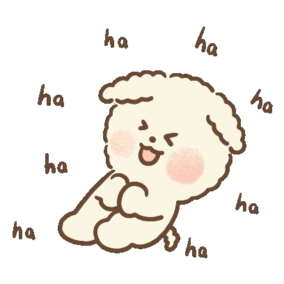 Giggling Fluffy Dog Laughing GIF