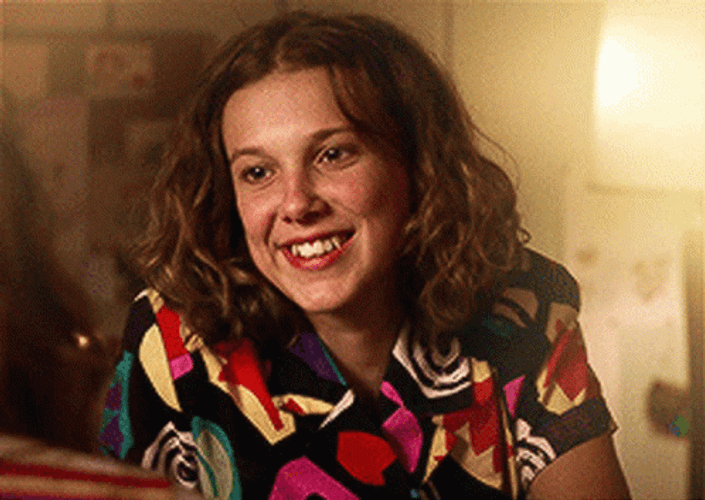 Giggly Eleven Timid Laugh GIF