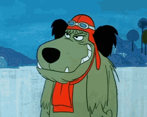 Giggly Muttley Can't Stop Laughing GIF