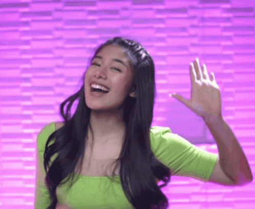 Gigi Delana Present Filipina Singer GIF