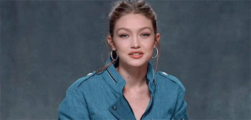Gigi Hadid Cute Big Smile GIF