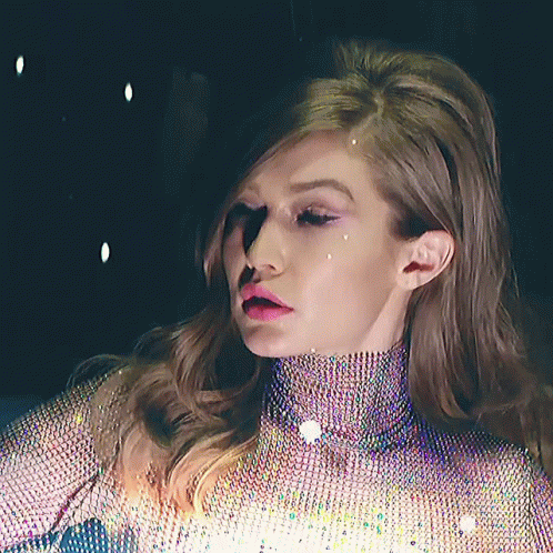 Gigi Hadid Photoshoot Moments GIF