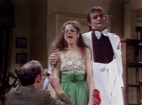 Gilda Radner Bill Murray Silly Picture Pose GIF