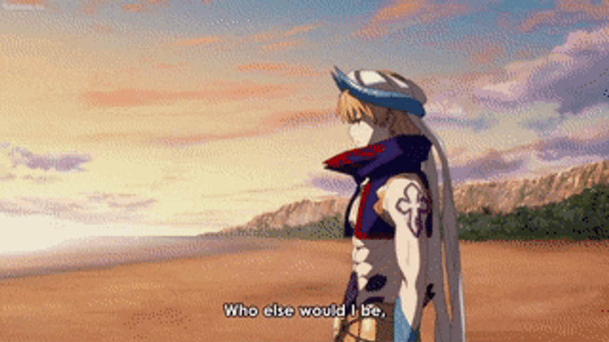 Gilgamesh Fate Grand Order Looking For Nothing GIF