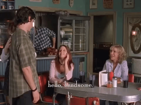 Gilmore Girls Hey Hello Handsome GIF