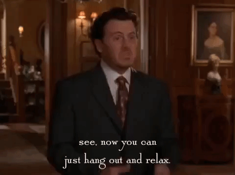 Gilmore Just Hanging Around GIF